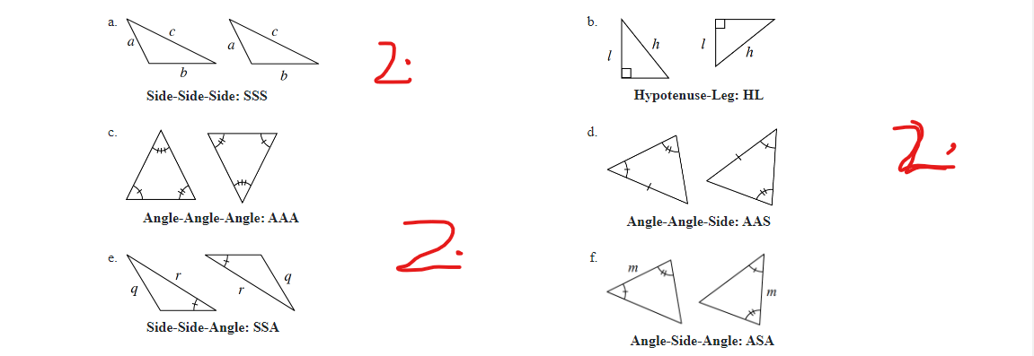triangle congruence theorem . First Complete the attached sheet . Complete Probolem