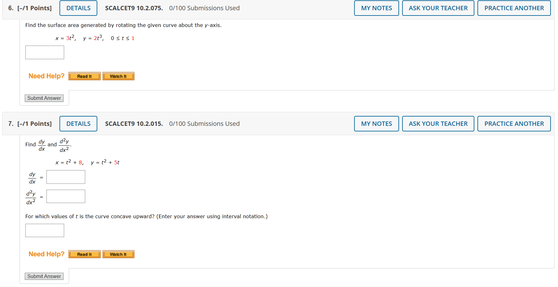 Calculus 2Please answer the questions correctly. Please type the answers. Thank you.
