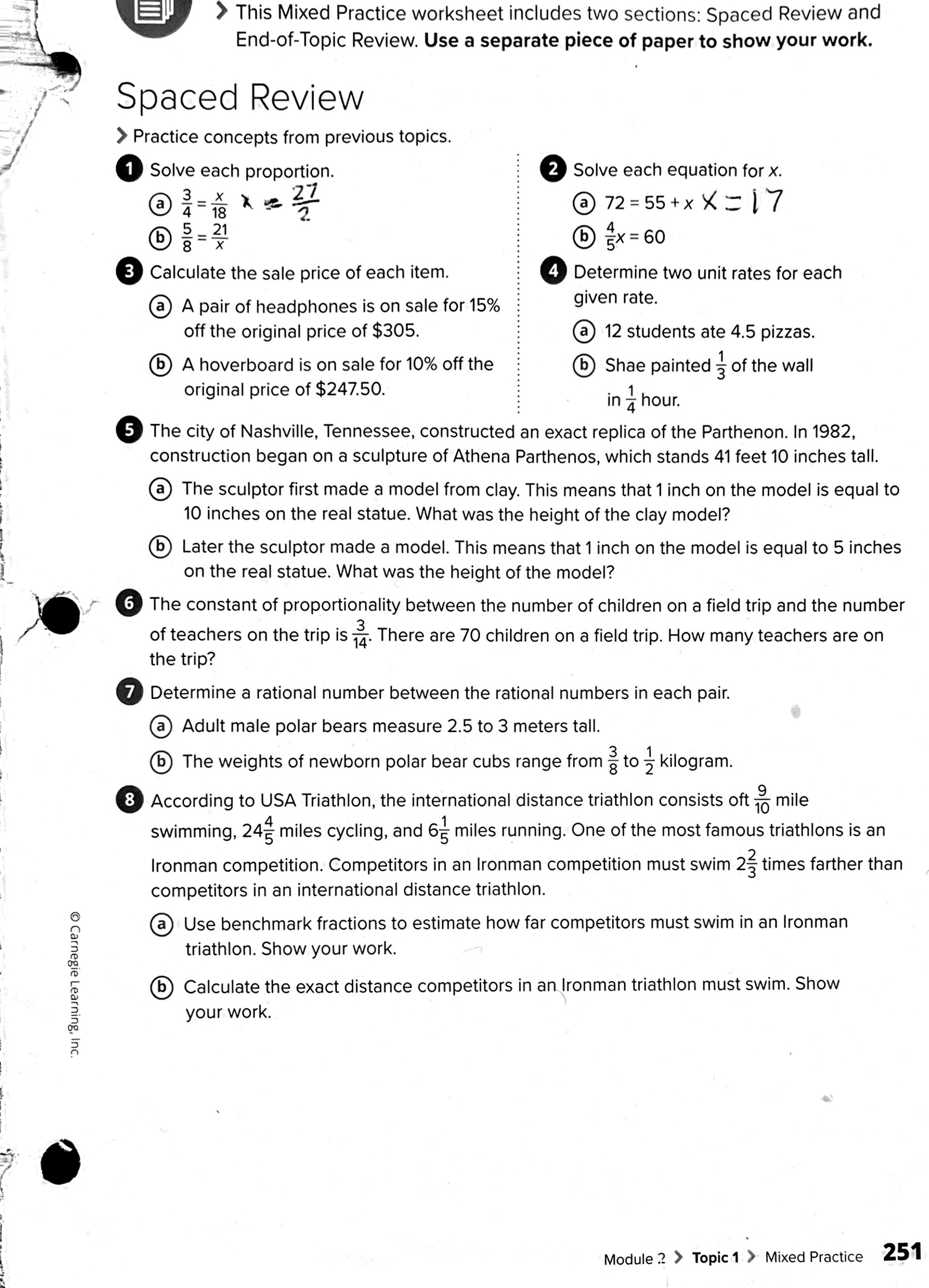 Please help w > This Mixed Practice worksheet includes two sections: Spaced