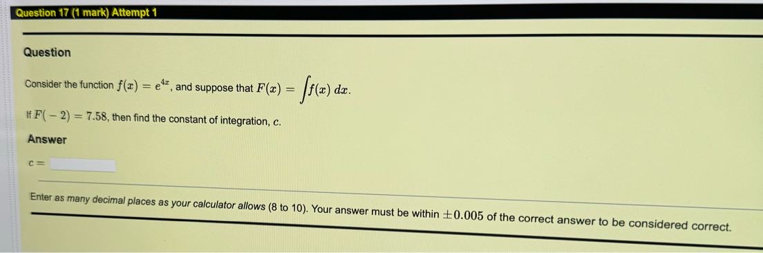 of the correct anQuestion 12 (1 mark) Attempt 1 Question Consider the