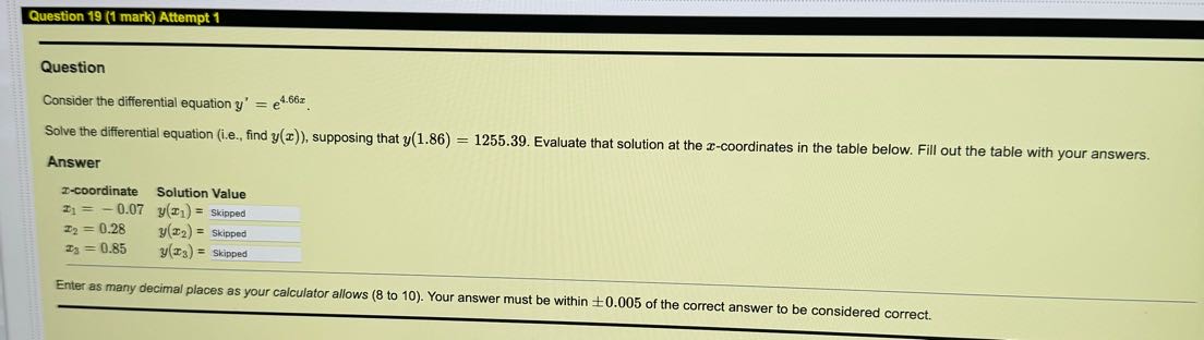 Answer 0.98 f(x) dr = 0.72 Enter as many decimal places as