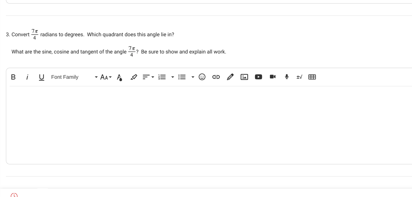 location clockwise direction from due north. The measure of the angle is