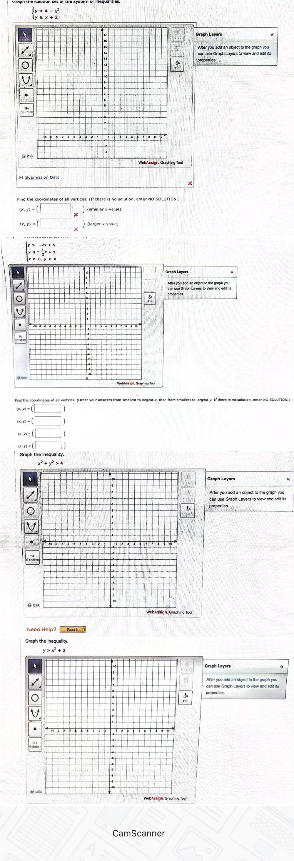 Answer the 4 math equations below. Label each separate question! Y X