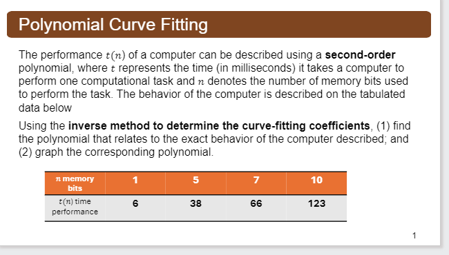 uses linear algebra to solve the unknown numbers in a linear system