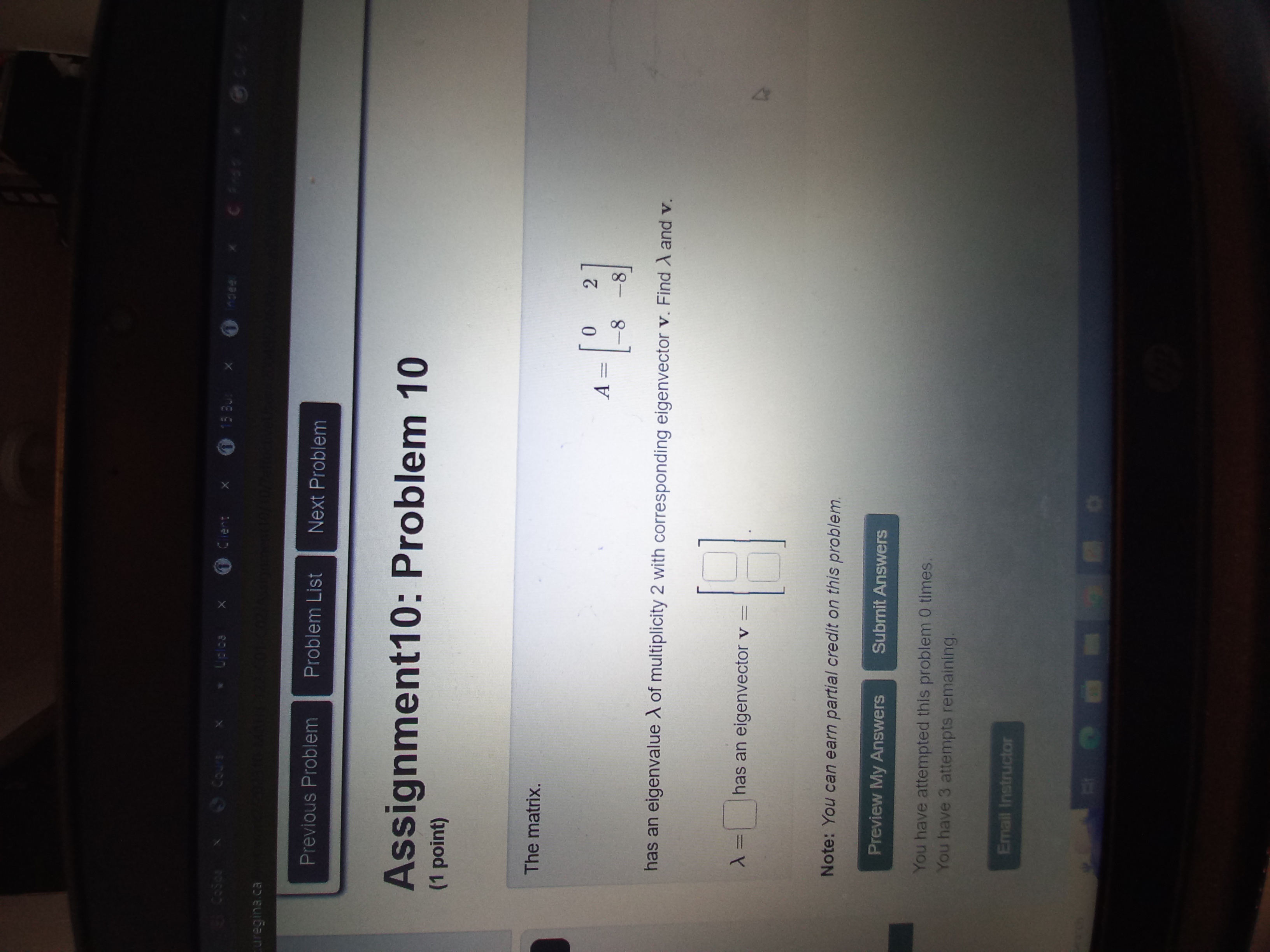 = -4 + 8i in polar form: z = r(cos 0 +