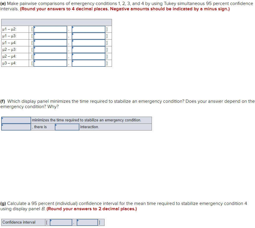 randomly assigned to each display panel?emergency condition combination. The time (in seconds)