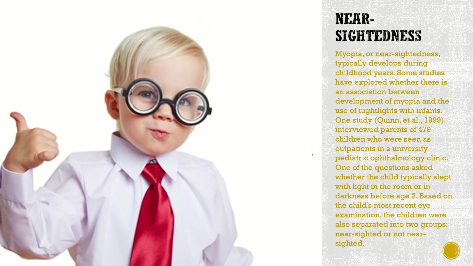 please calculated manually all the data for the simulation NEllR- SIGHTEDNESS Myopia,