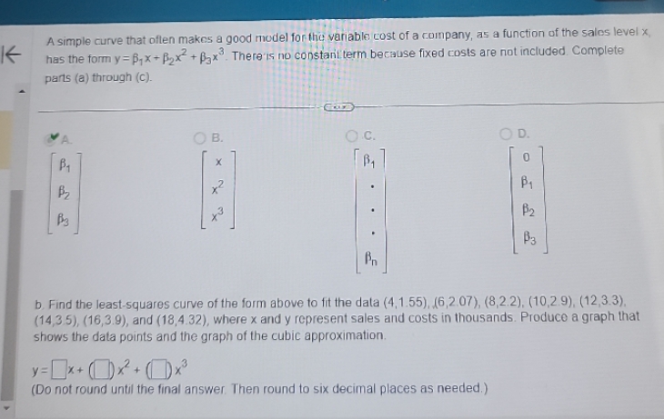 A simple curve that often makes a good model for the