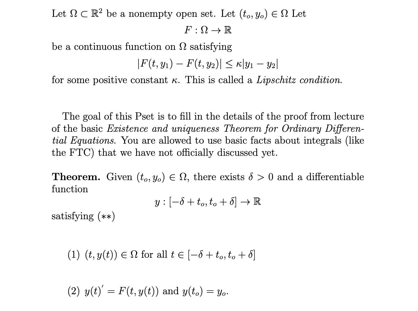 Let Q C R? be a nonempty open set. Let (t,,9,)