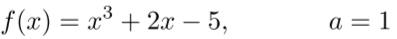 Find the Taylor series centered at the given value using the definition