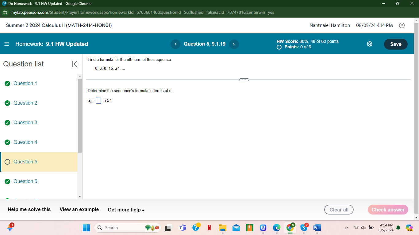  Do Homework - 9.1 HW Updated - Google Chrome X 20