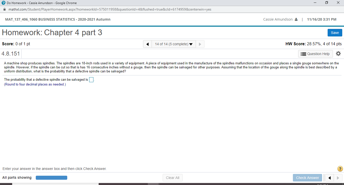 Please help. Do Homework - Cassie Amundson - Google Chrome - X