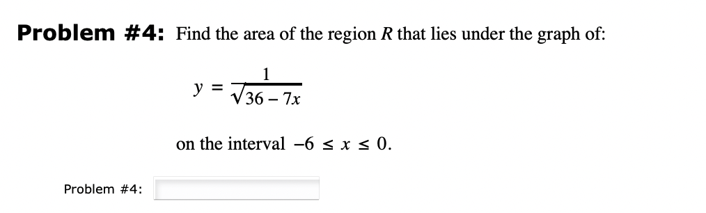 thank you Problem #1: Evaluate the following integral using the Fundamental Theorem