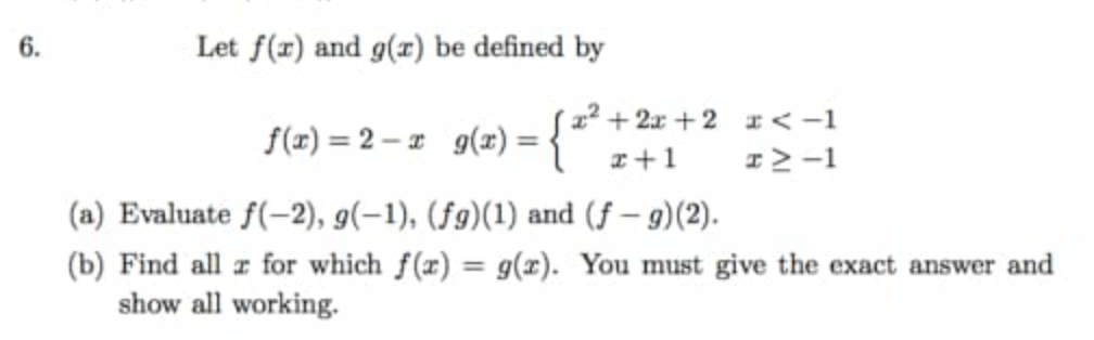 please provide neat and clean handwritten solution step by step 6. Let
