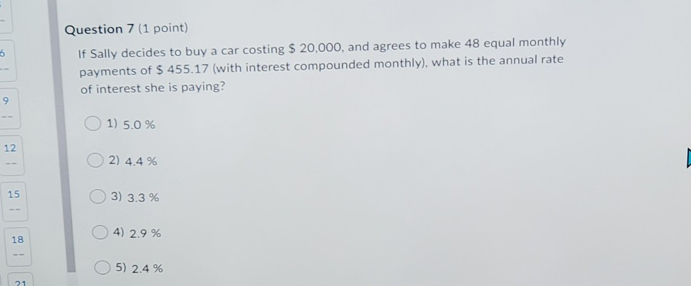 a savings account today, and expects to earn 6 % interest compounded