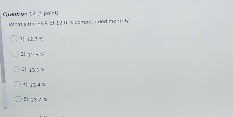 equal monthly payments of $ 455.17 (with interest compounded monthly), what is