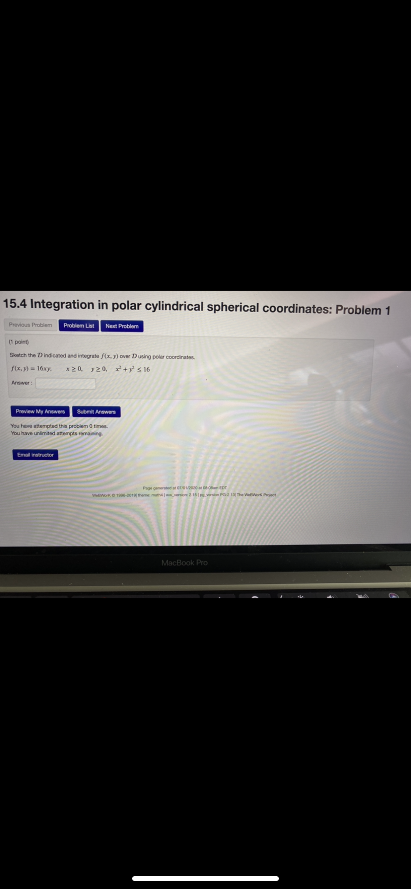 You can earn partial credit on this problem. Preview My Answers Submit