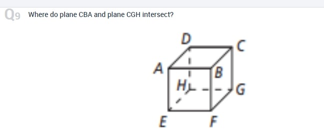 and AD CD and DC O DF and EF\f03 Name 2 rays