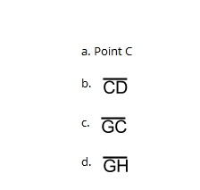 in the figure below. 11 E 3. GC CD D. GB ,