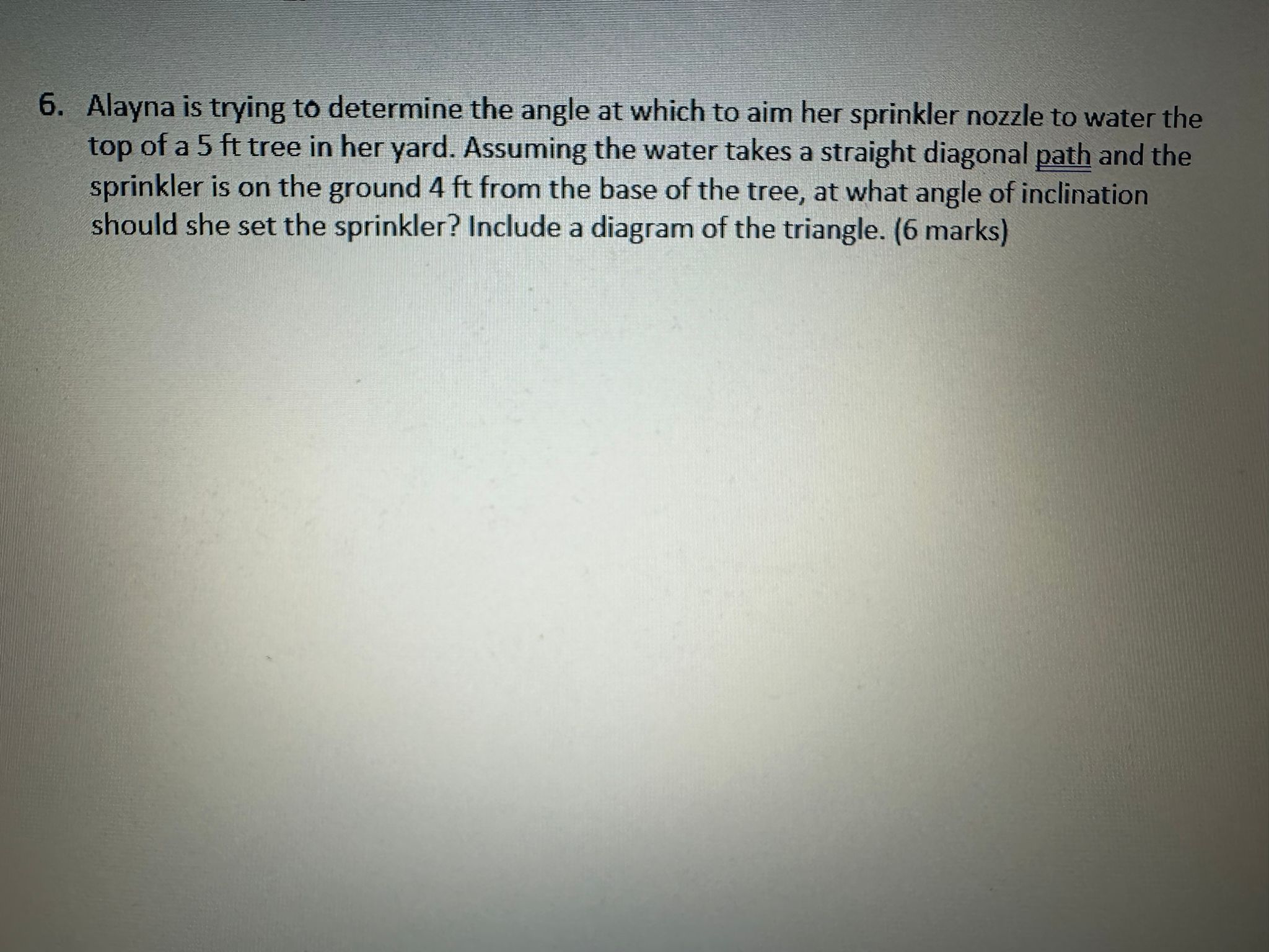 20 a. K 60m Angle x 10m b. FocusD'Cunha MAP4C 4. Use