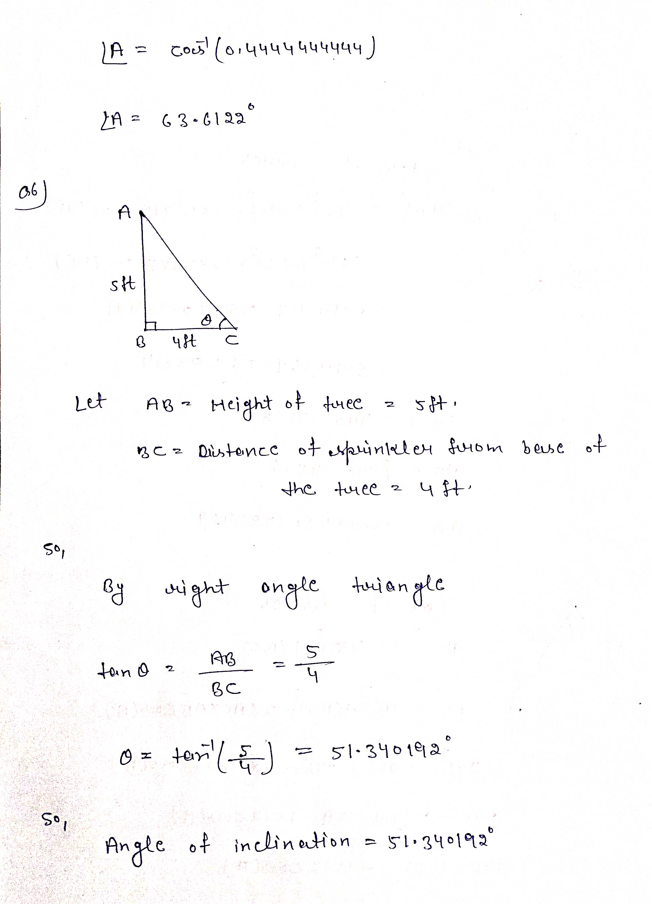 the Sine law to find the missing side in part (a) and