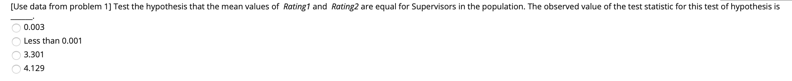 statistic as shown in last picture. Create a new variable called Index