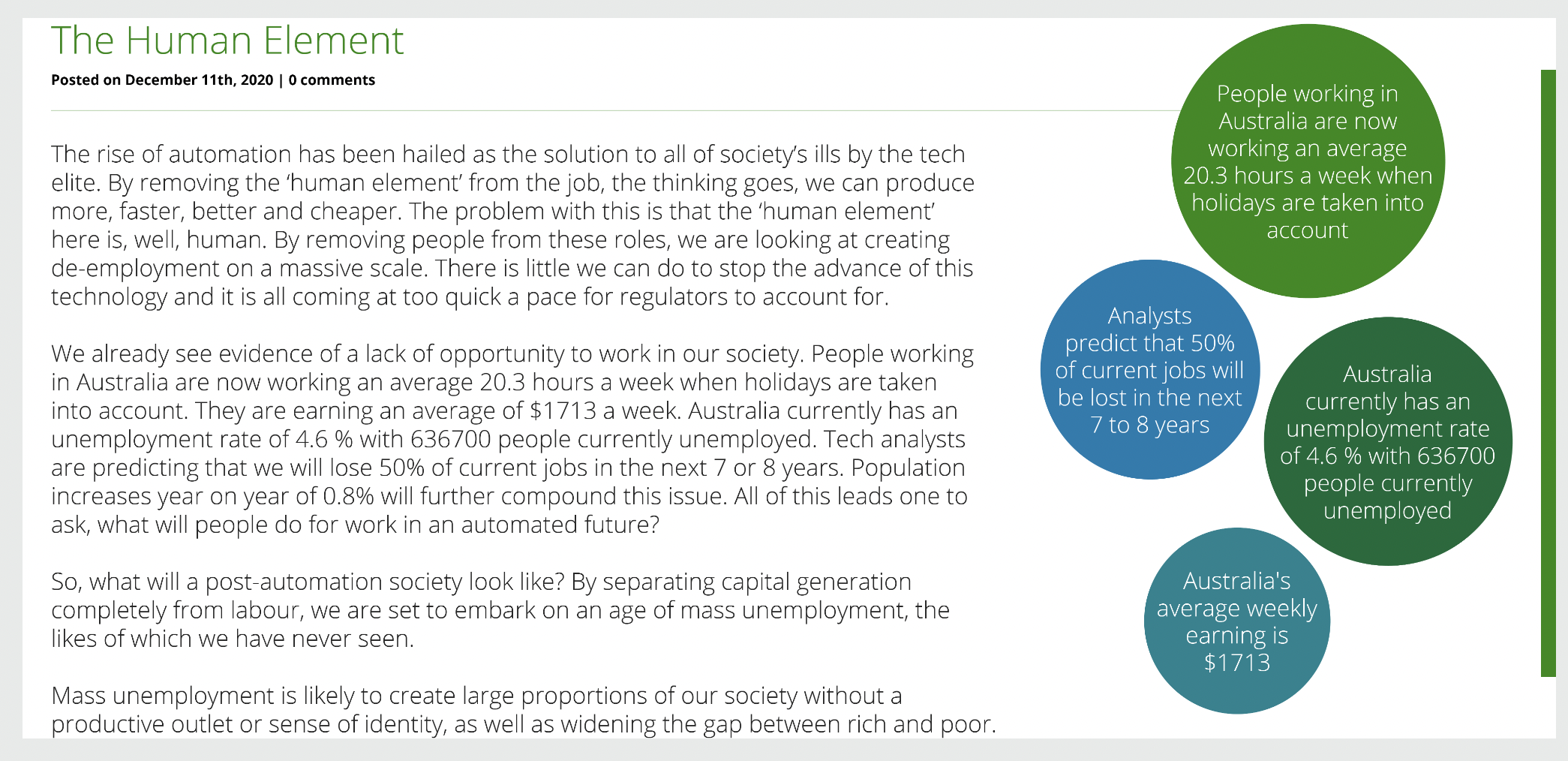 possibility of having robots or mechanical assistants completing our laborious, dangerous, or