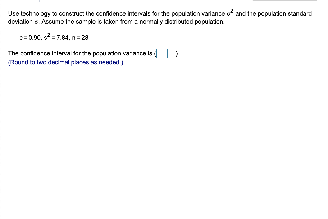 help me with my homework Use technology to construct the confidence intervals