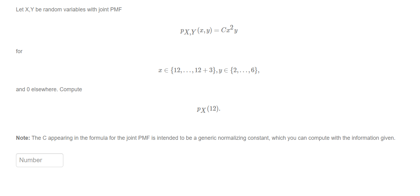 Solve the question in given attachment. Let X,Y be random variables with