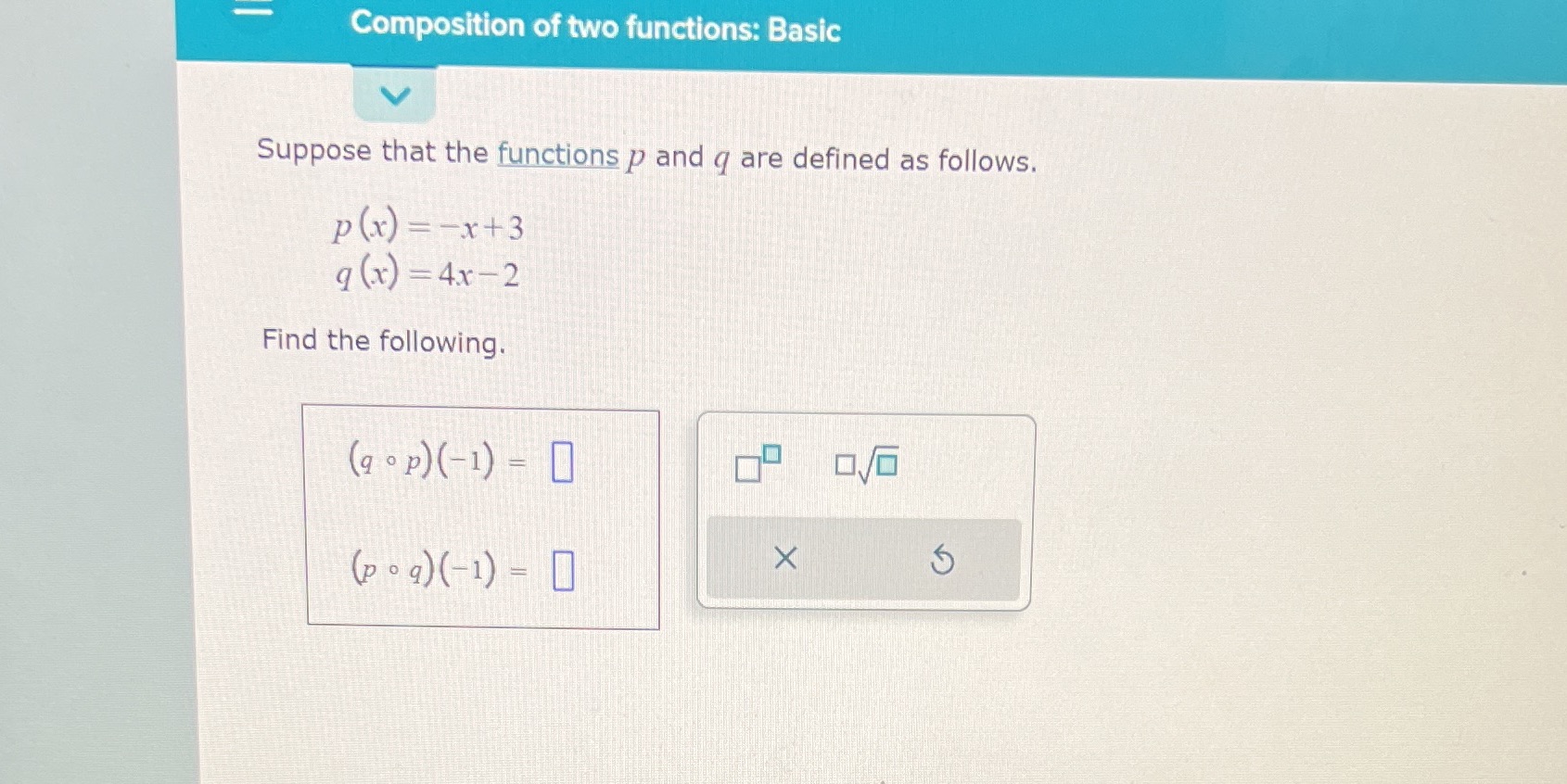 I need help solving this problem \f
