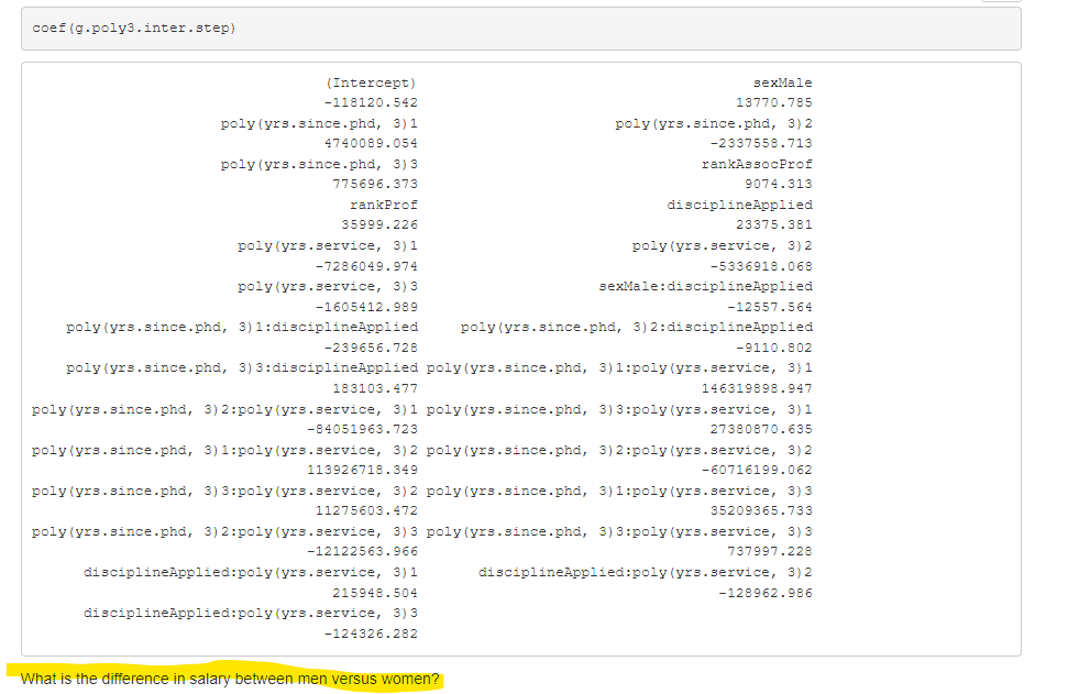 5001e+09 2. 0140e+11 7967.7 - yrs . service 1 2. 5763e+09 2.