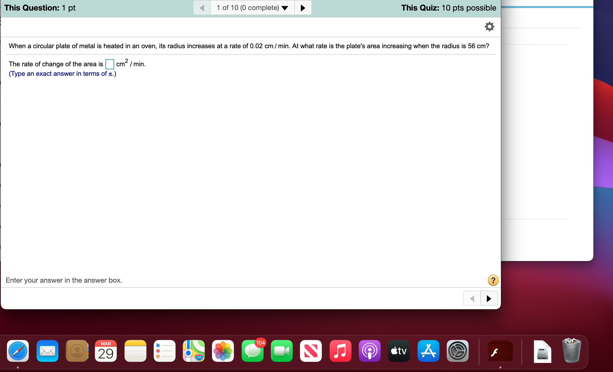 HELP ME SOLVE THIS PLEASE This Question: 1 pt 4 1 of