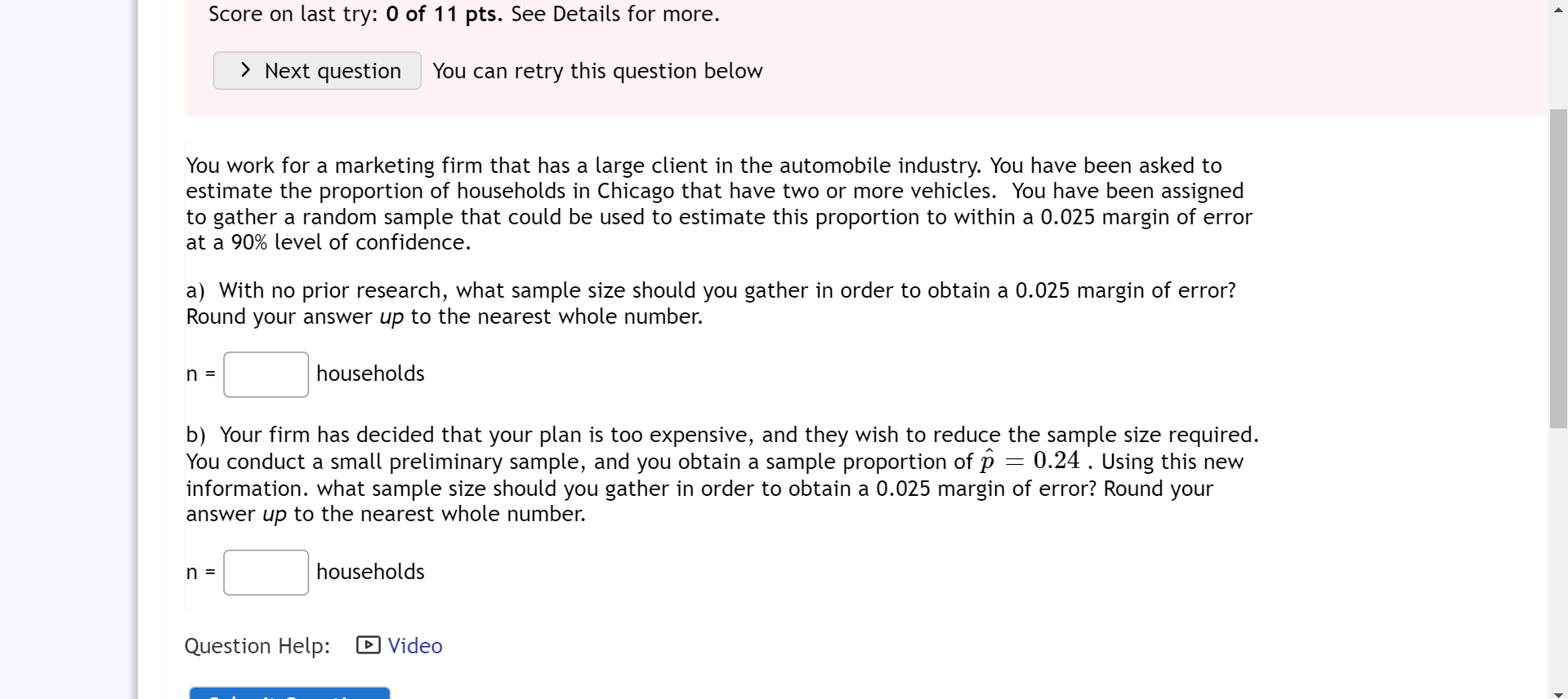 (please round to four decimal places) upper bound: :] (please round to