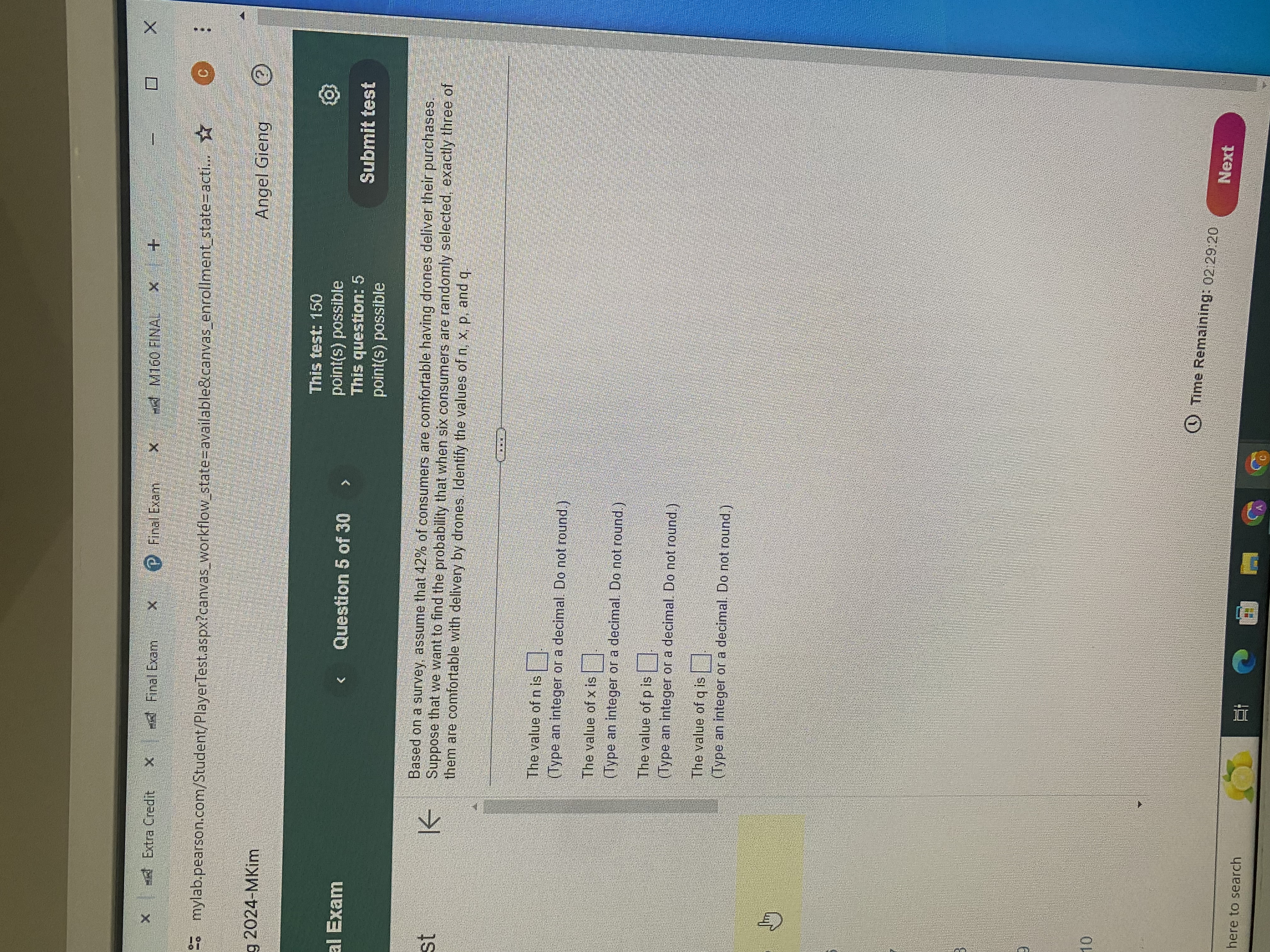 mean 68.2 in. and standard deviation 3.4 in. Most of the live