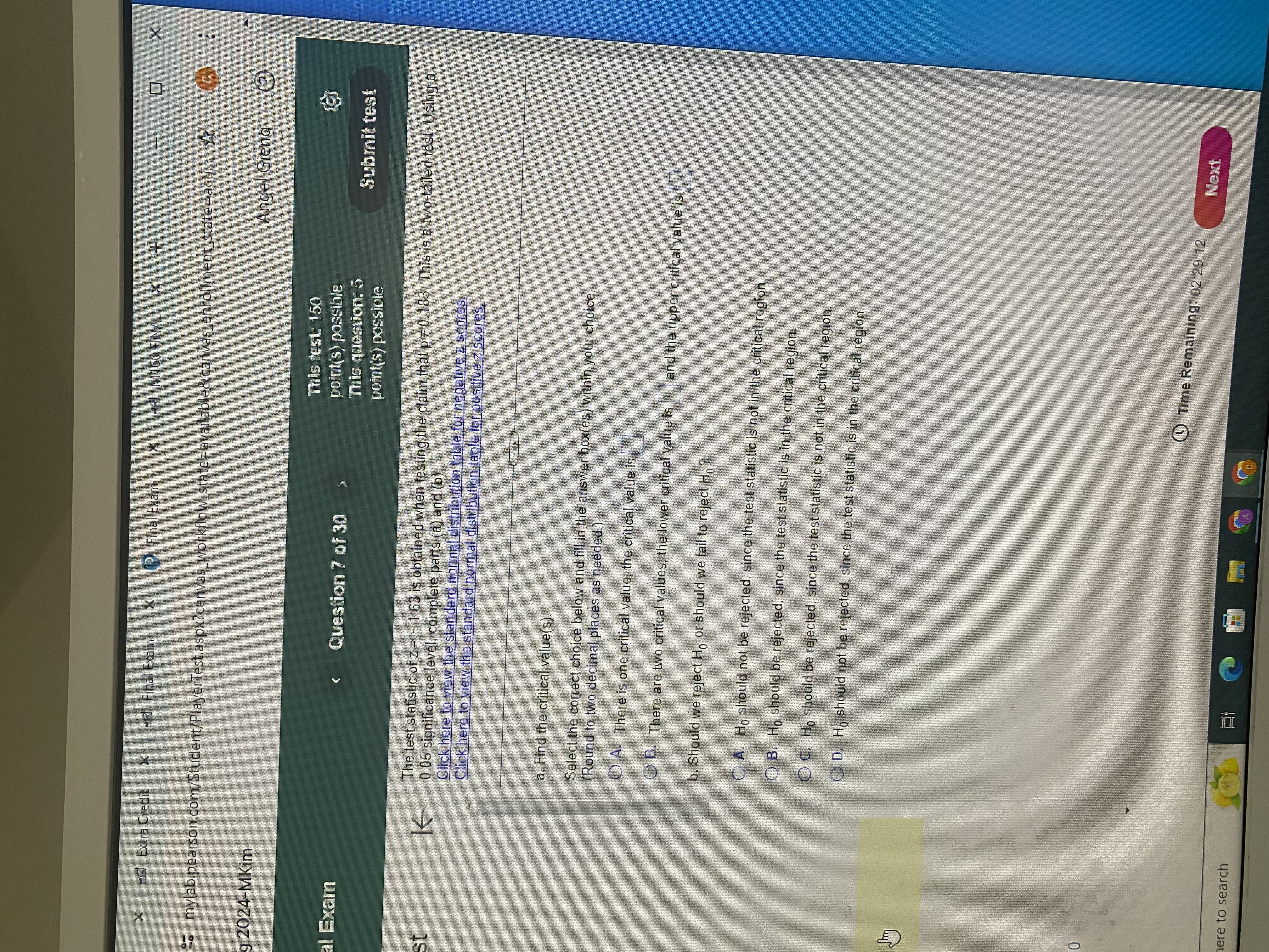 of 55 in. and a maximum of 62 in. Complete parts (a)