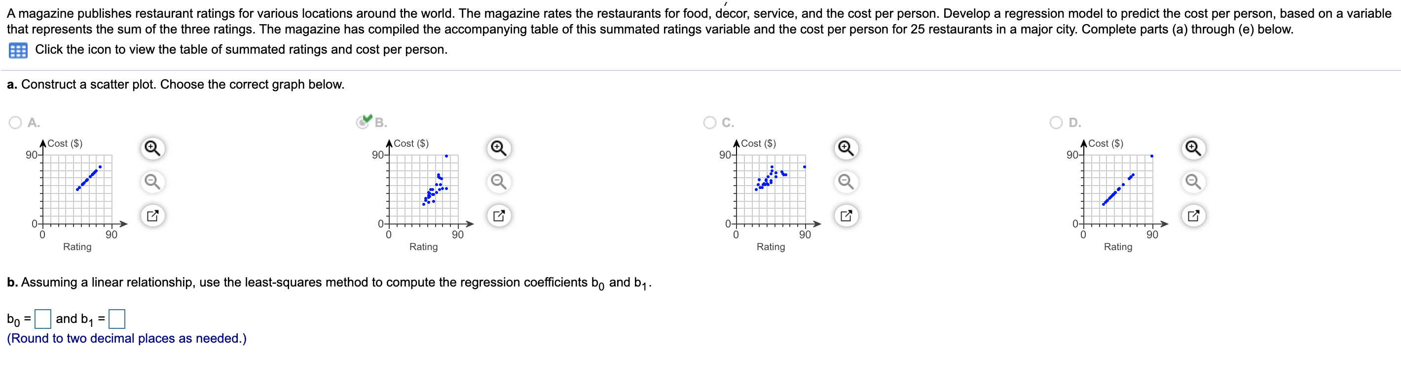 p-value Intercep 391.67432 46.62391 3.40 0.0000 Area, X1 455.35546 100.88232 4.51 0.0001