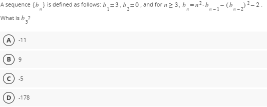 A sequence {b } is defined as follows: b, =3, b.=0