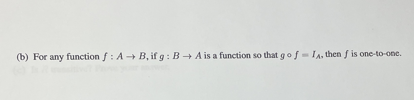A and B nonempty sets Prove the following statement (b) For any