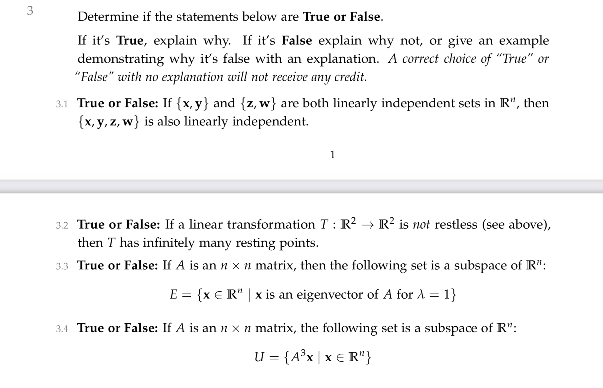 = span {u, v}. Find an equation for the plane P. 2