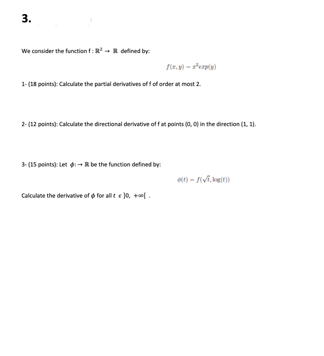 y) + (0,0) si (I, y) = (0,0) 1- (10 points): Show