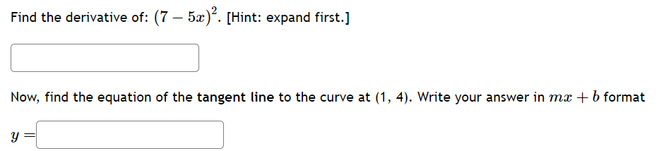58). The equation of this tangent line can be written in the