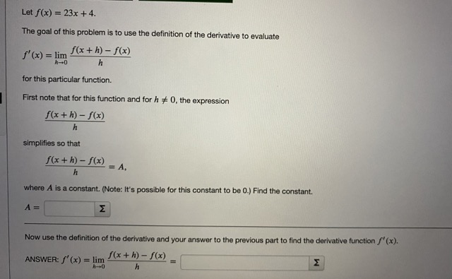 following three conditions: . f'(x) 0 for x>3. . f'(x) = 0