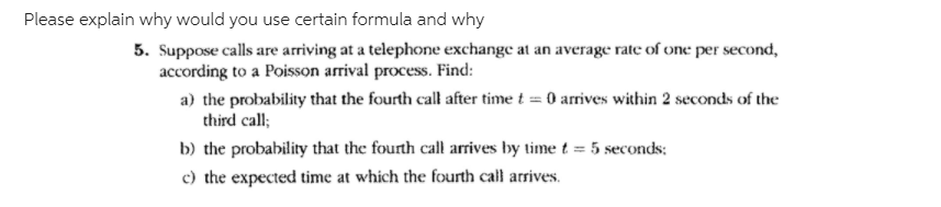  Please explain why would you use certain formula and why 5.