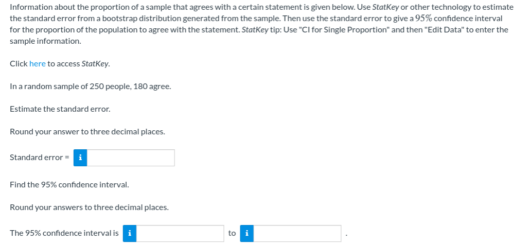 of error. For p, usingii = 0.32with margin of error 0.04 .