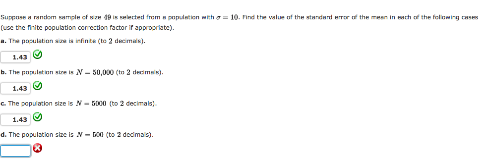 Looking for a solution to this question Suppose a random sample of