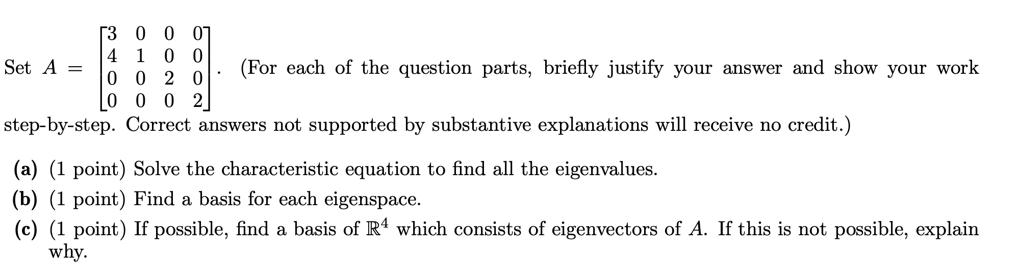 3 O 0 Set A = 3 (l) 8 . (For