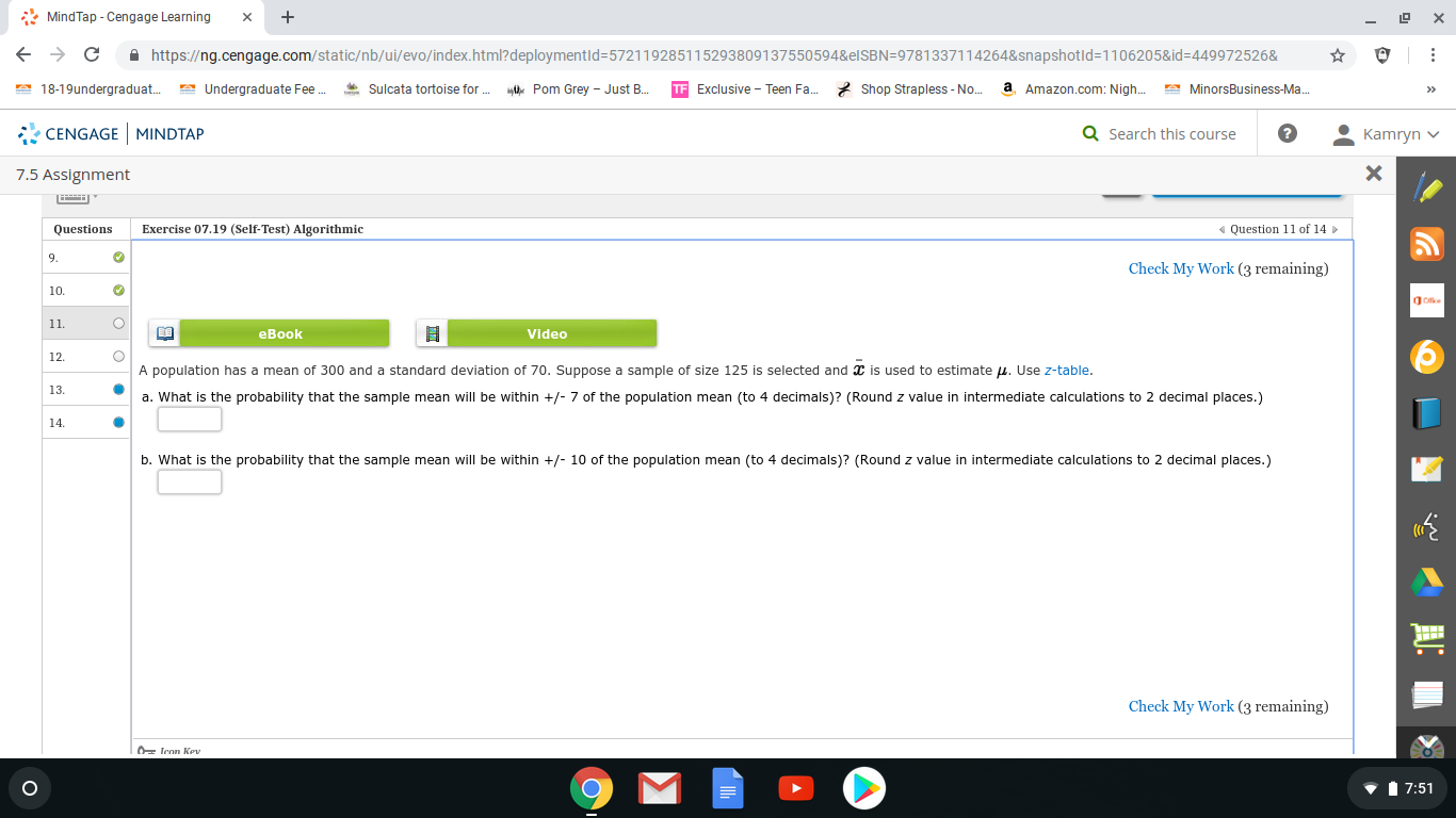  ` Mind Tap - Cengage Learning* X + *` https: ling