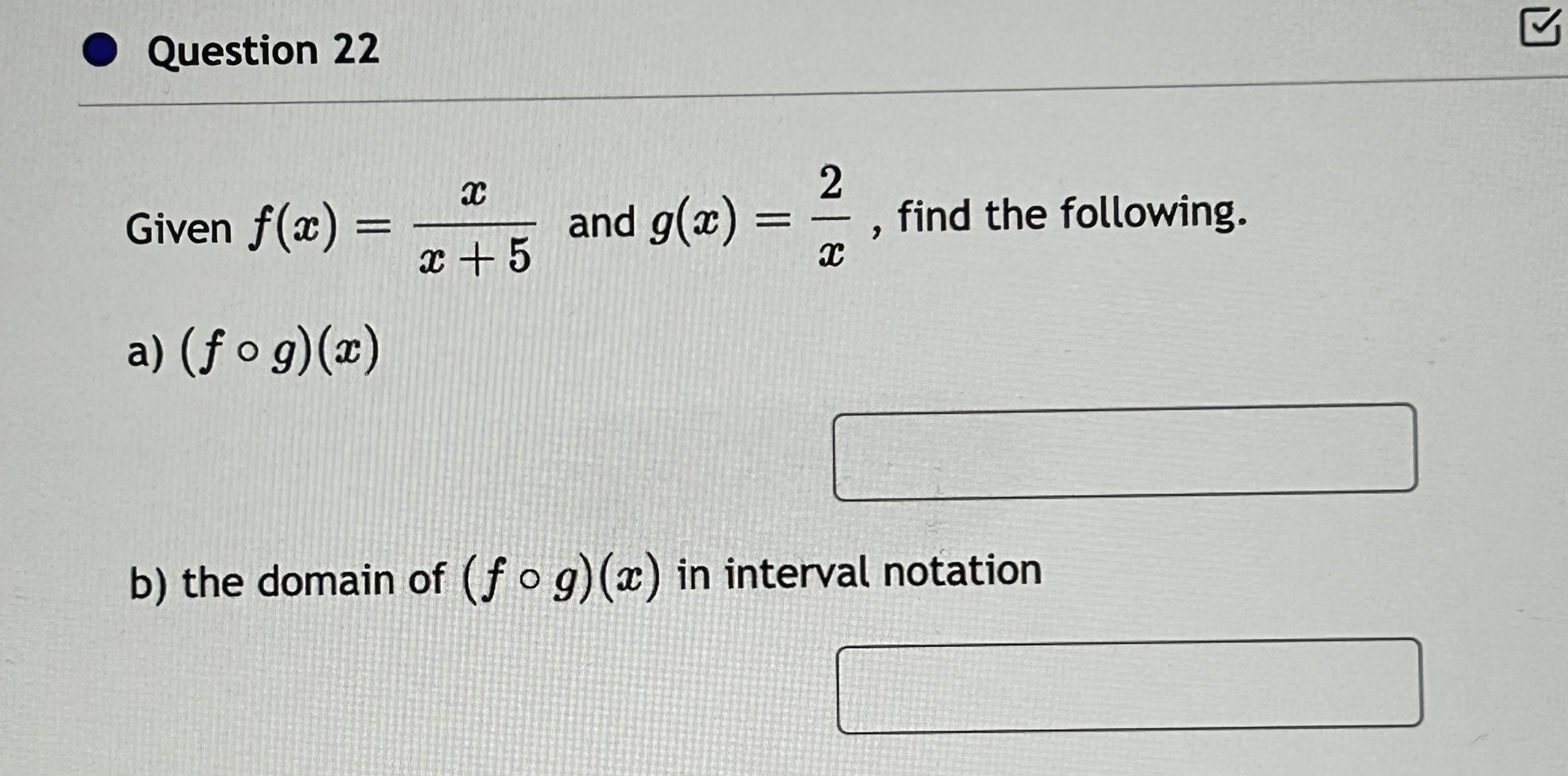 table of values for g() are given below. Use them to evaluate