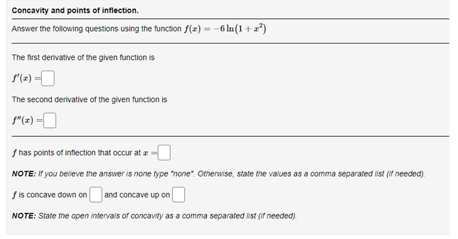 questions using the function f(x) = 12x4 + 64x - 600x2 -
