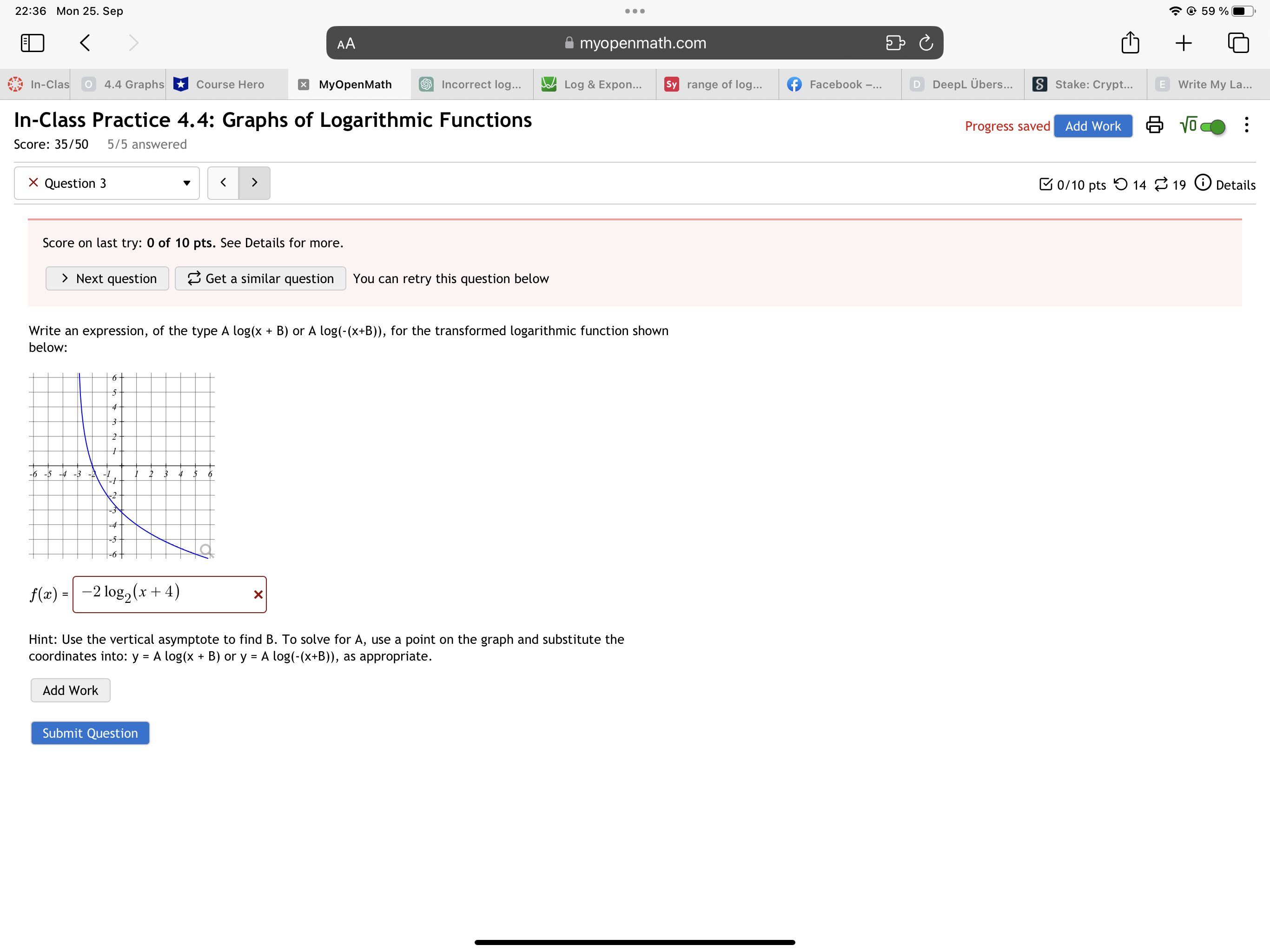 question Get a similar question You can retry this question below Find